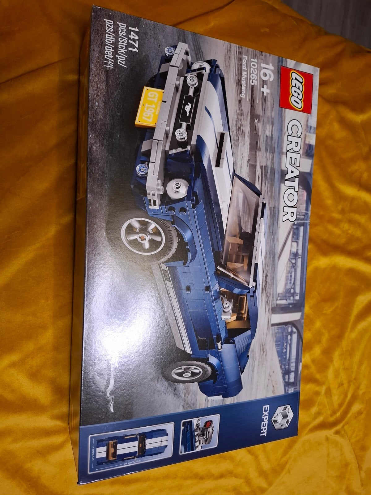 LEGO Creator Expert Ford Mustang 10265 Nieuw in doos, Hobby en Vrije tijd, Modelbouw | Auto's en Voertuigen, Auto, Groter dan 1:32