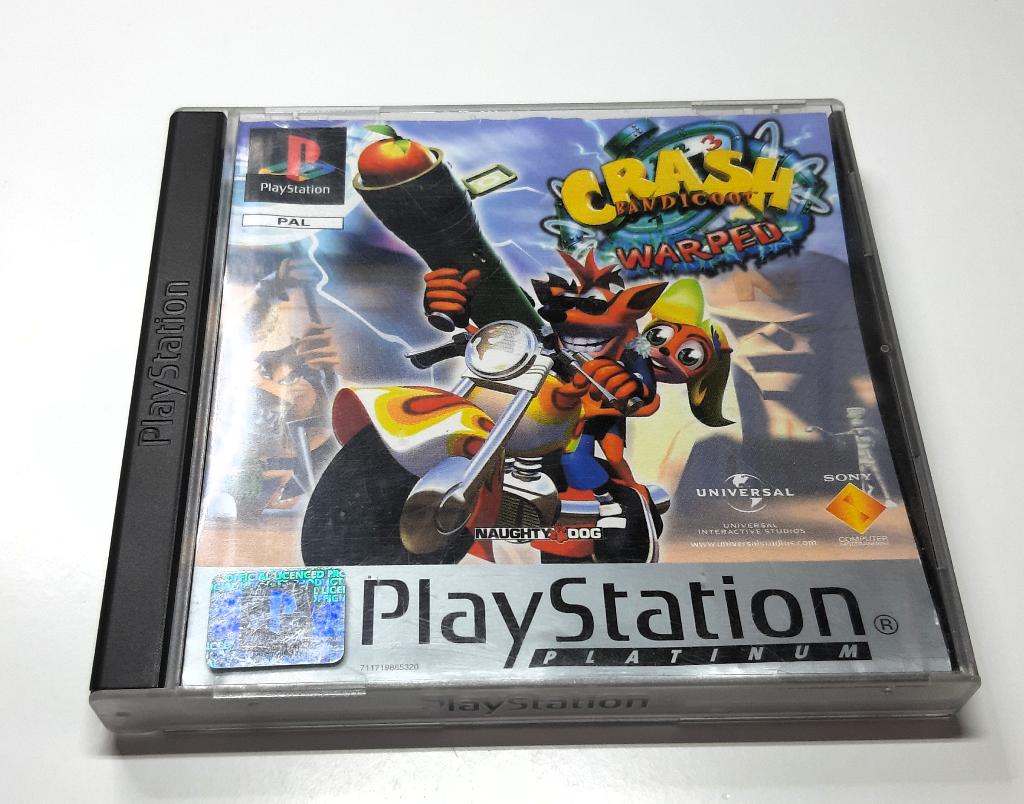 Crash Bandicoot 3 Warped PlayStation 1 Ps1, Spelcomputers en Games, Avontuur en Actie, Gebruikt, Verzenden, 1 speler
