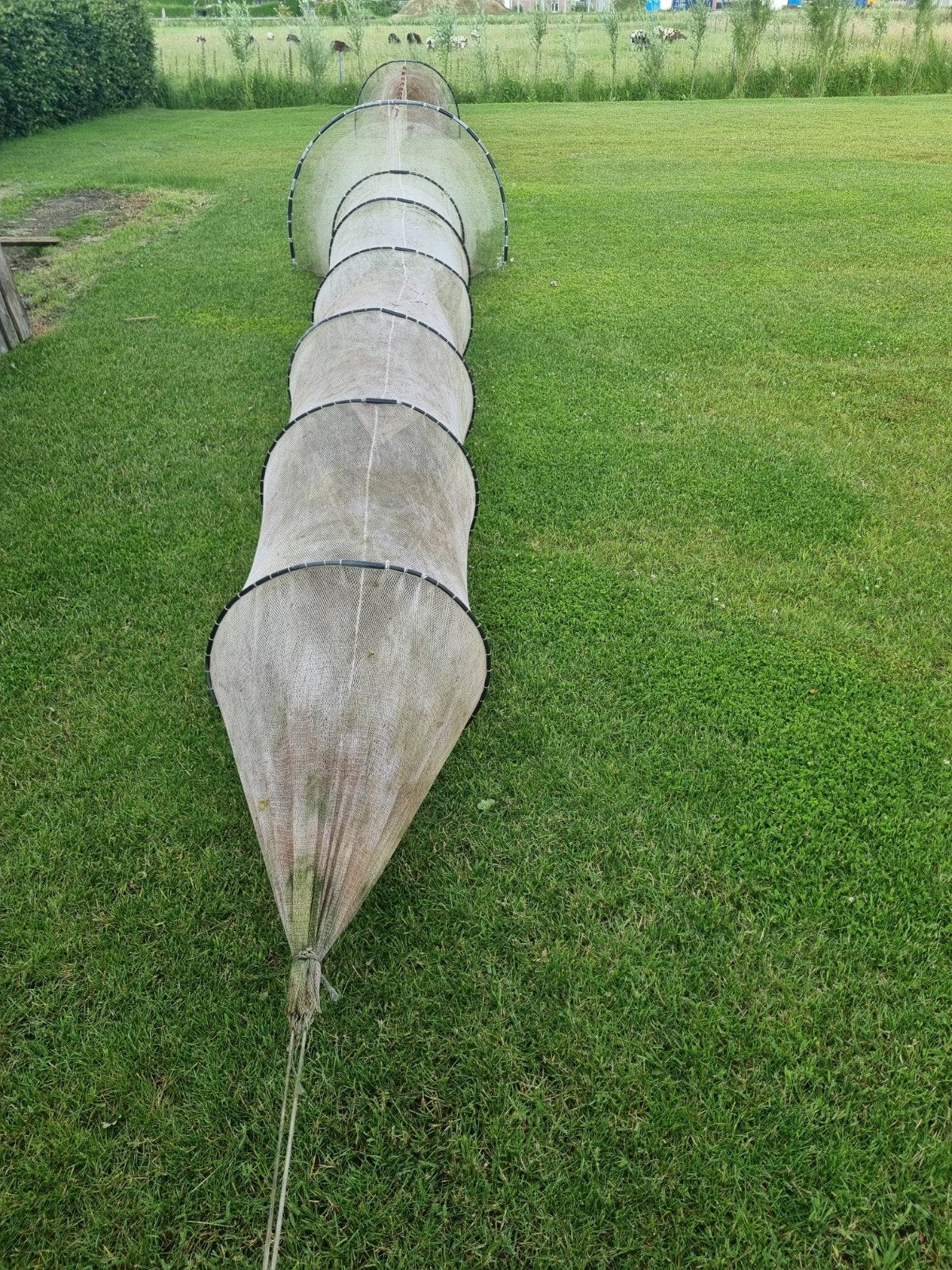 Schietfuik 20 meter, Ophalen, Gebruikt, Net of Fuik