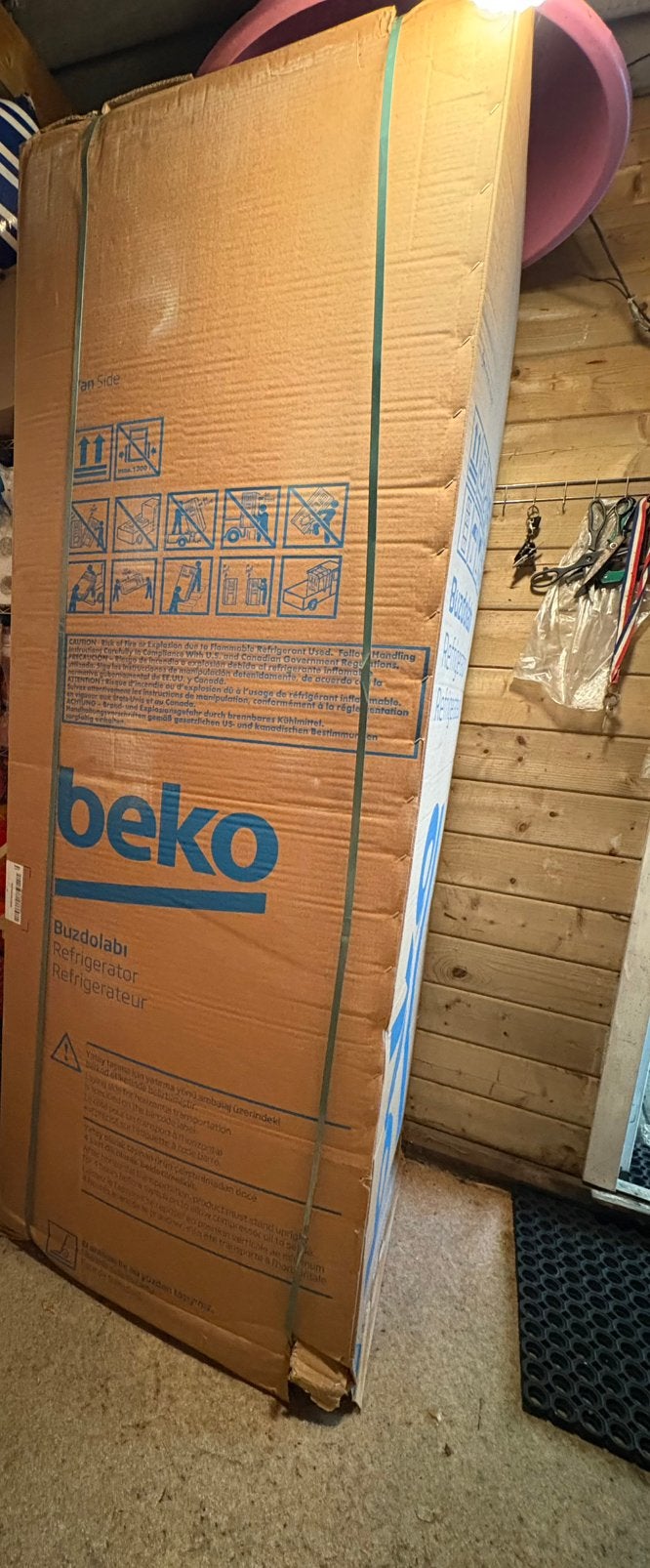 koelkast nieuw in doos Beko B5RCNE406HXB, 200 liter of meer, Ophalen of Verzenden, Met aparte vriezer, 160 cm of meer