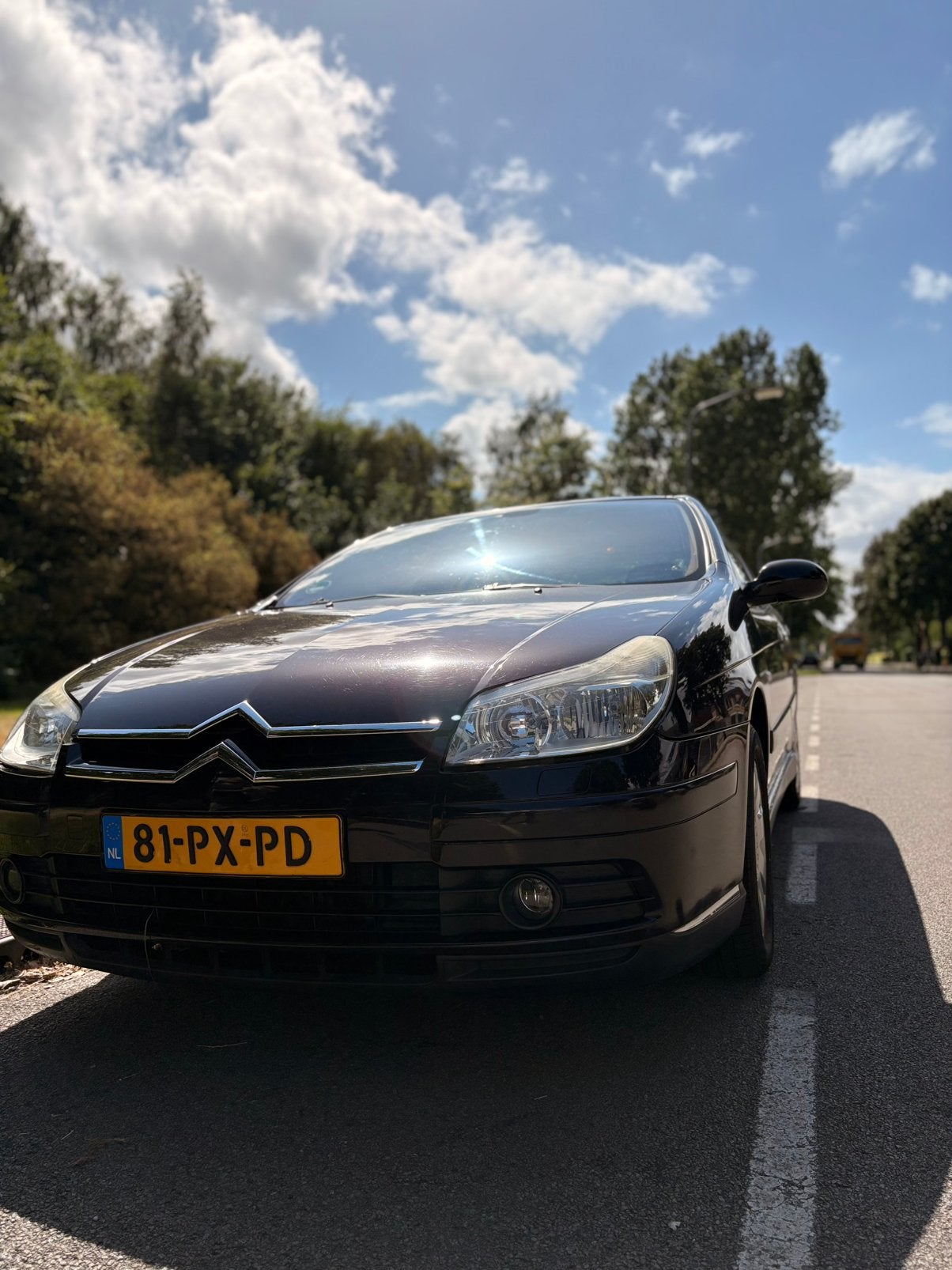 Citroën C5 2.0I 16V Ligne Business 2005 ‘Aubergine’ rood, 4 cilinders, Origineel Nederlands, Handgeschakeld, Particulier