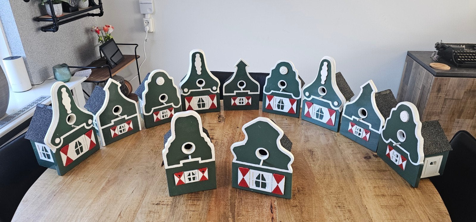 Vogelhuisjes in Zaanse stijl, Ophalen, Nieuw