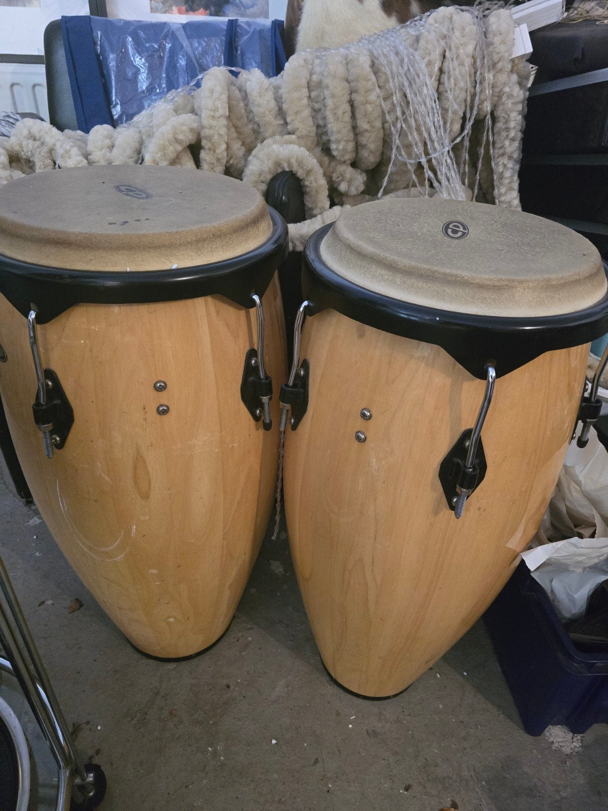Bongo,s / Conga,s, Muziek en Instrumenten, Percussie, Ophalen, Gebruikt, Trommel