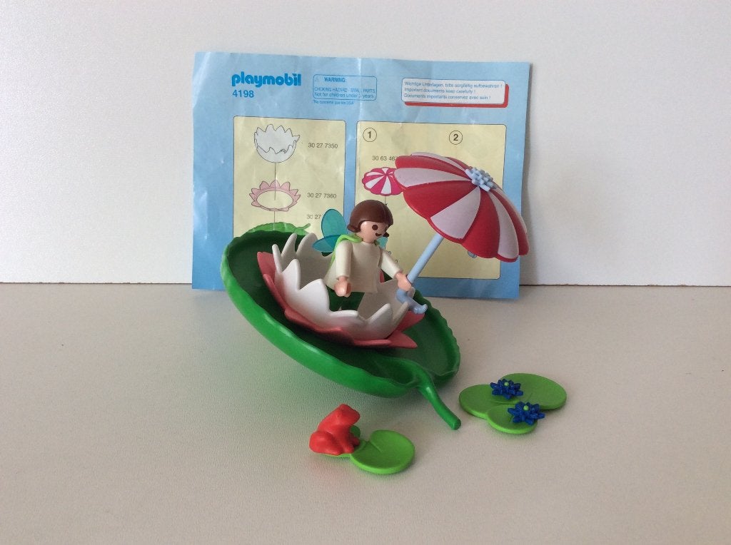 playmobil 4198 elfje op waterlelie, Gebruikt, Complete set, Fantasy, Ophalen of Verzenden