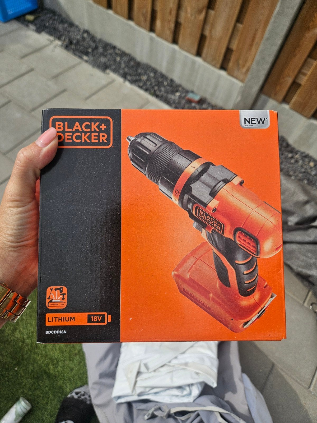 Nieuwe Black+Decker 18V Boormachine (Zonder Accu), Ophalen of Verzenden, Nieuw, Boormachine