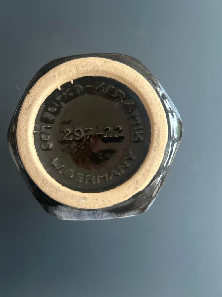 Vintage Scheurich Keramiek Vaas 297-22 West Germany, Ophalen of Verzenden