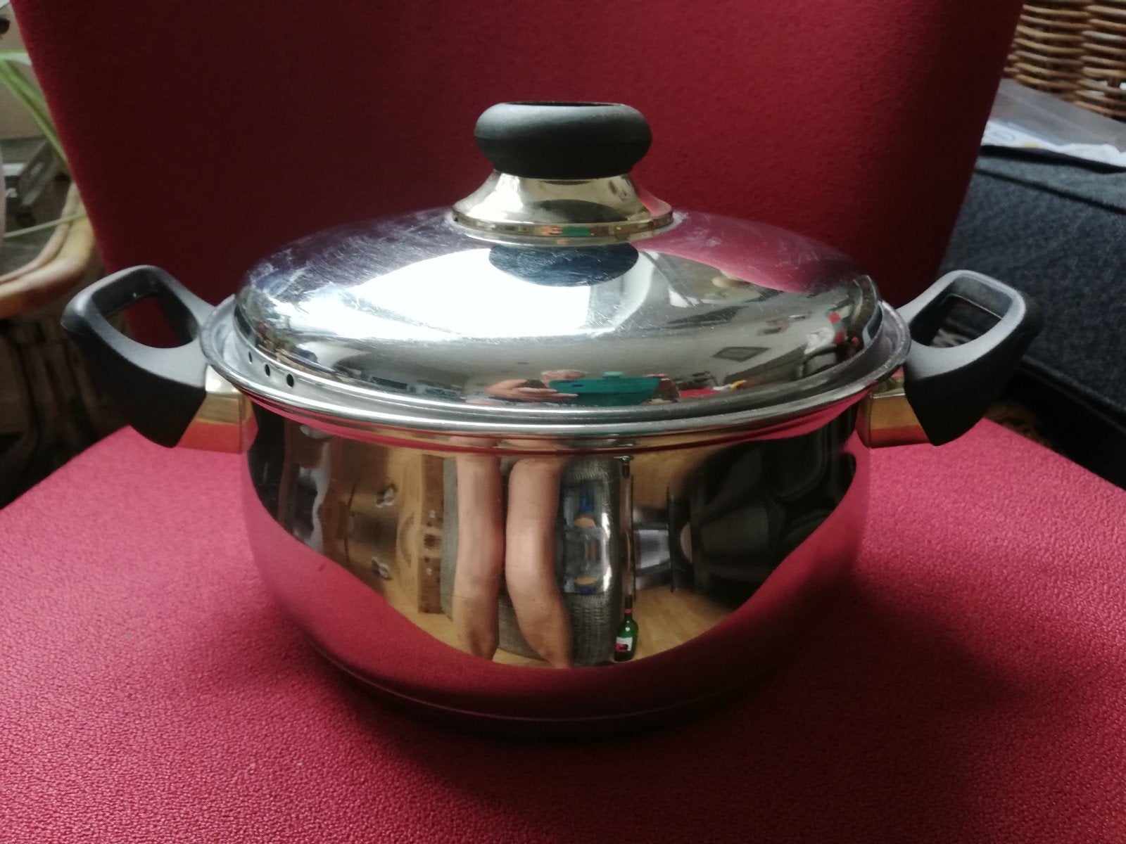 Solingen kookpan pan, Ophalen, Gebruikt, Rvs, Kookpan