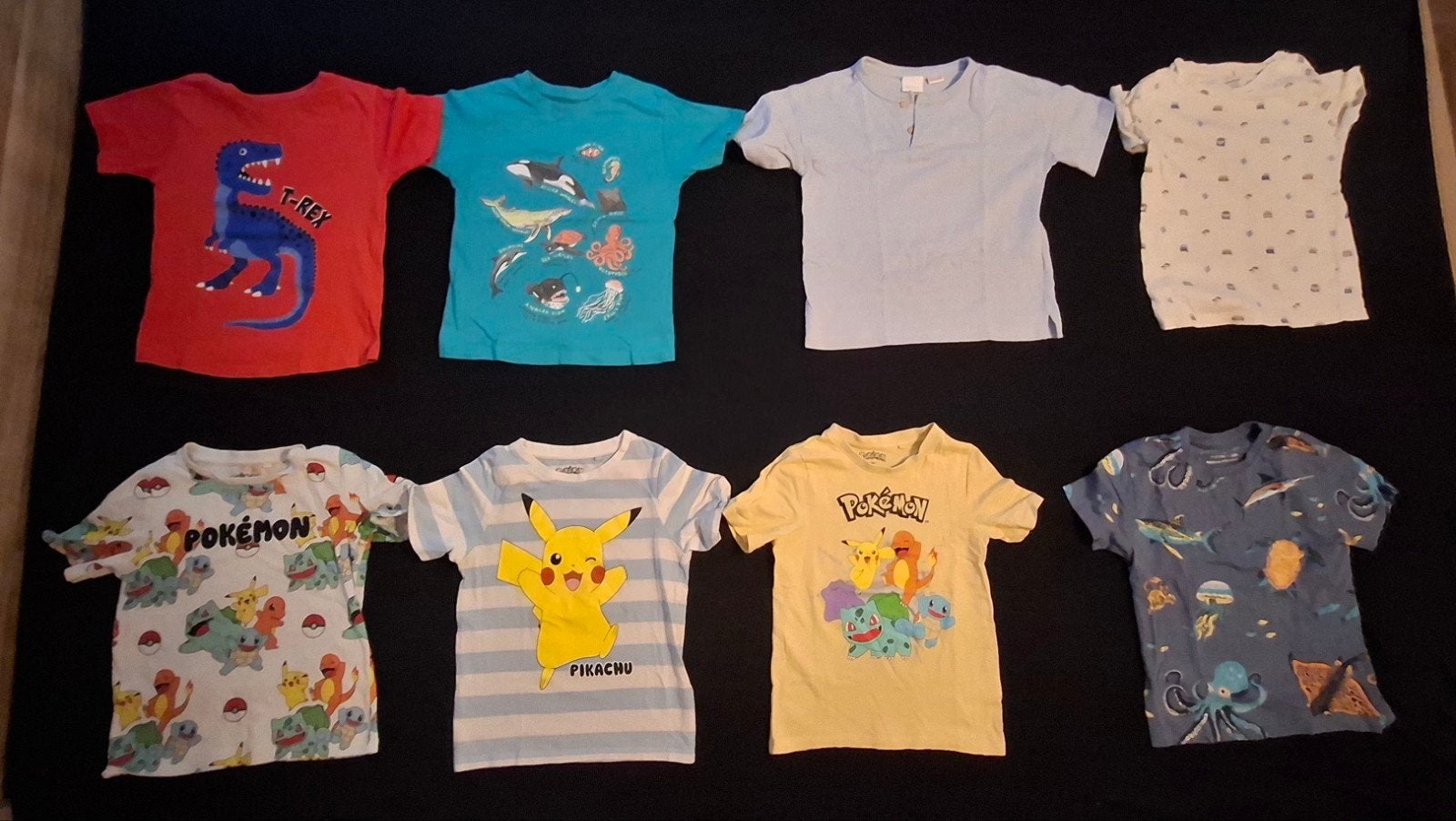 8 Jongens T-Shirts Maat 110 - Diverse Prints, Kinderen en Baby's, Kinderkleding | Maat 110, Ophalen, Gebruikt, Shirt of Longsleeve
