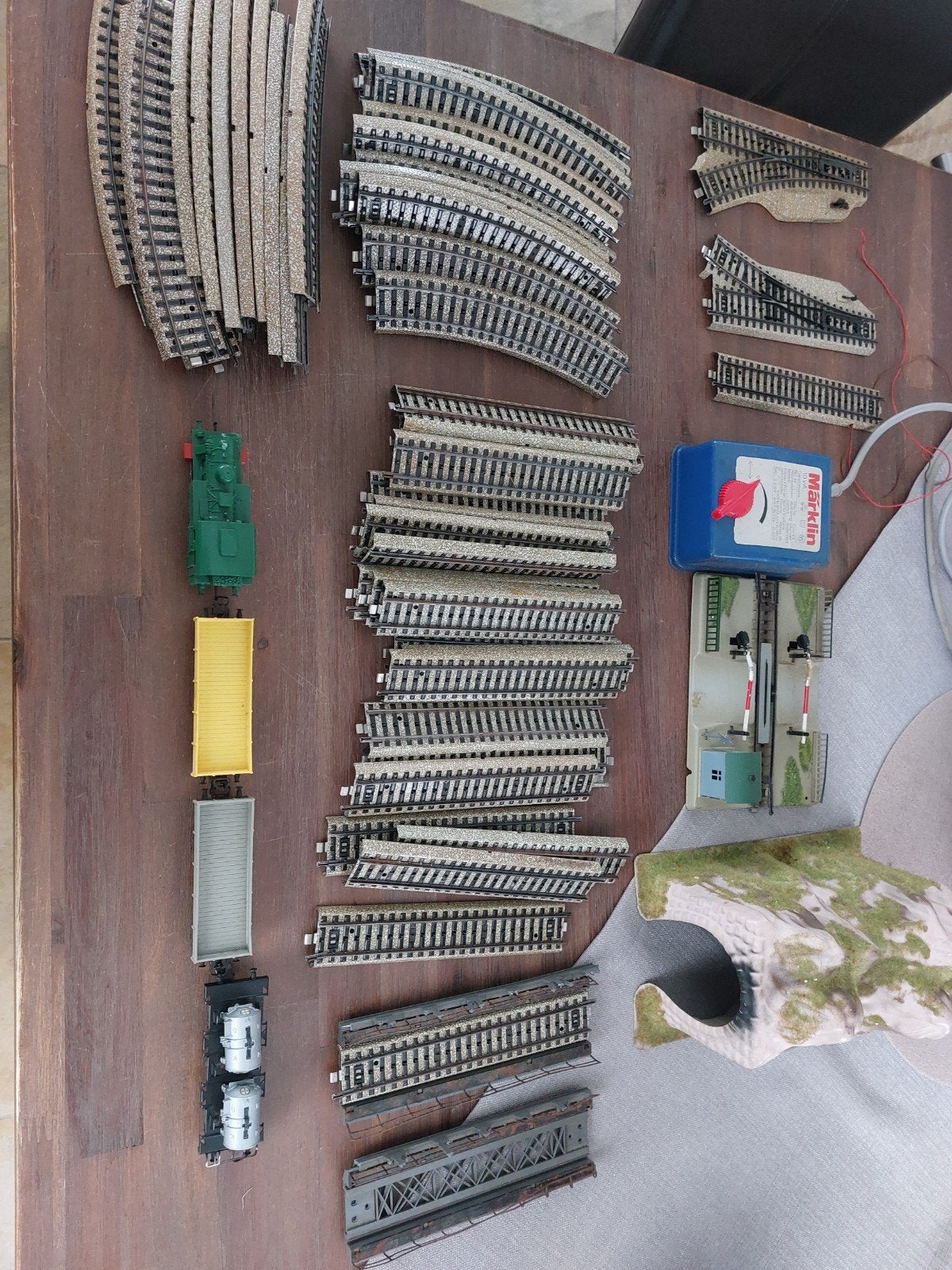 Märklin Treinset H0 met Locomotief, Wagons en Rails, Wisselstroom, Ophalen of Verzenden, Märklin, Gebruikt