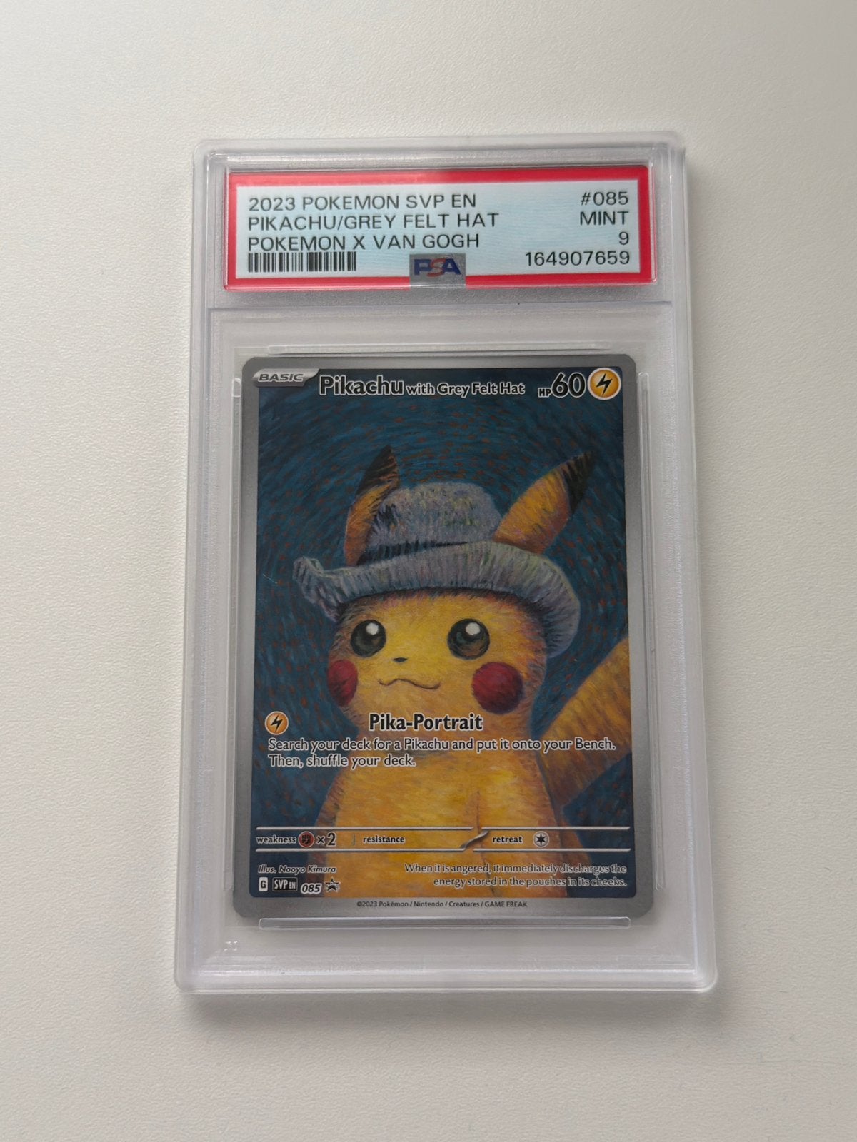 Pikachu van Gogh - PSA 9