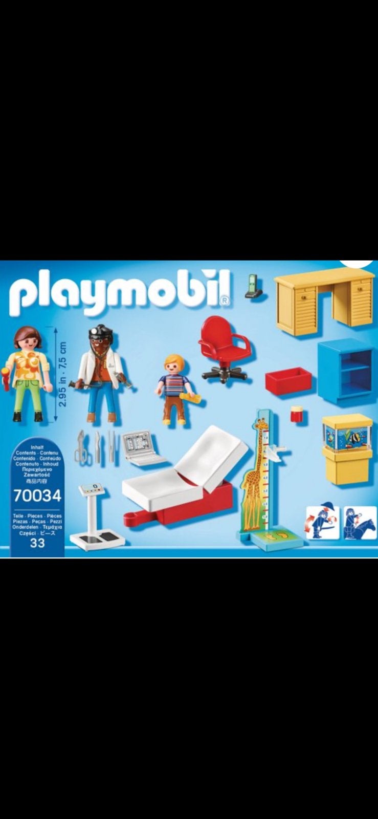 Playmobil starterPack bij de kinderarts 70034, Ophalen, Zo goed als nieuw