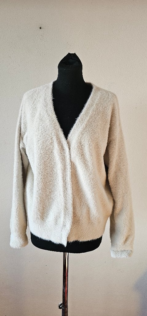 YAYA Women pluizig vest maat L (8125), Beige, Maat 42/44 (L), Ophalen of Verzenden, YAYA Women