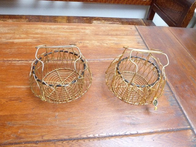 2 vergulde eiermandjes, Ophalen of Verzenden