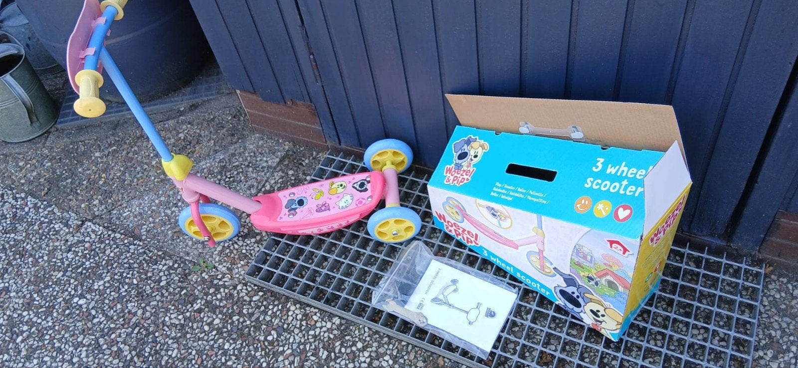 woezel en pip step, Kinderen en Baby's, Speelgoed | Buiten | Voertuigen en Loopfietsen, Ophalen, Zo goed als nieuw, Loopvoertuig