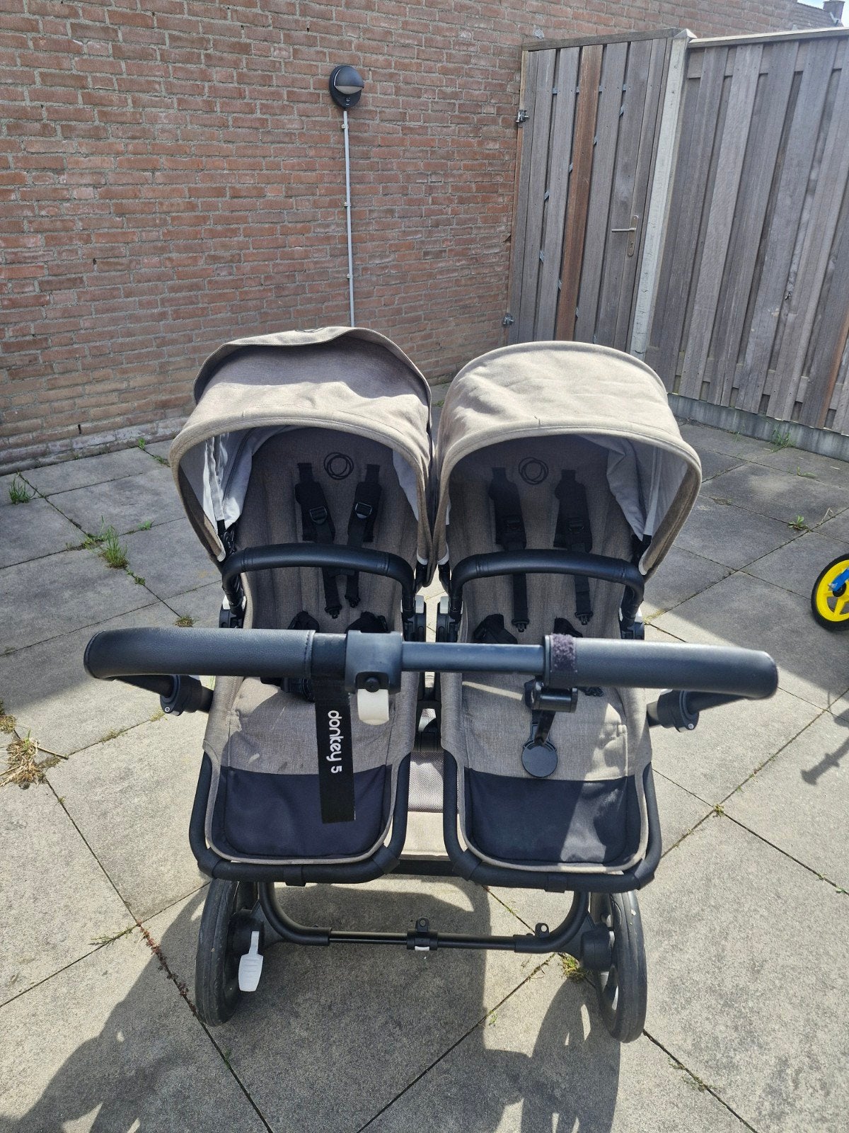 Bugaboo Donkey Duo/Twin kinderwagen met accessoires, Ophalen of Verzenden