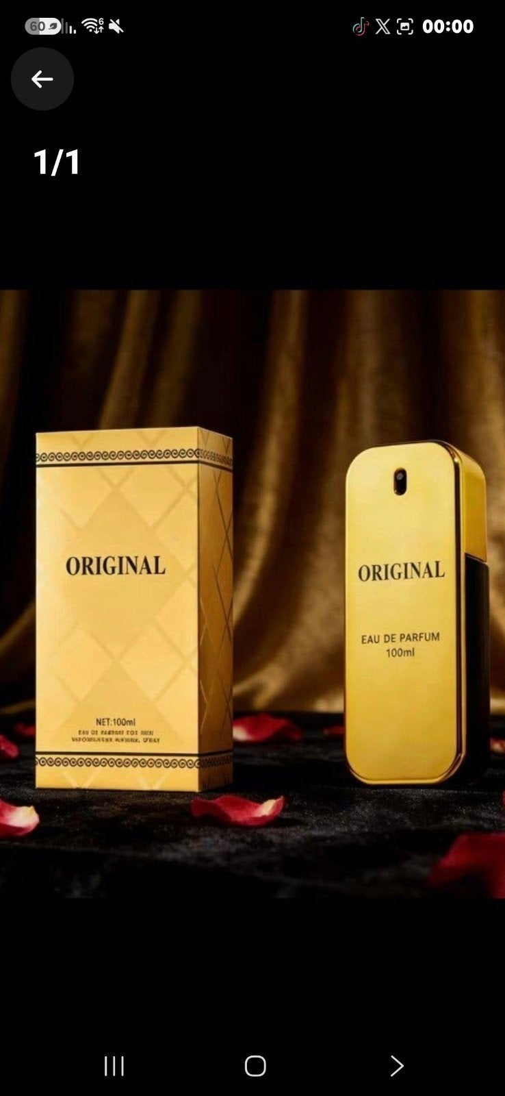 Luxe Herenparfum "ORIGINAL" Eau de Parfum (100ml) – Gouden E, Ophalen of Verzenden, Nieuw