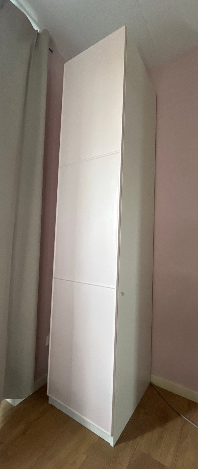 Witte kledingkast met spiegel en lades - IKEA Pax, Ophalen, Gebruikt, 200 cm of meer, 50 tot 100 cm