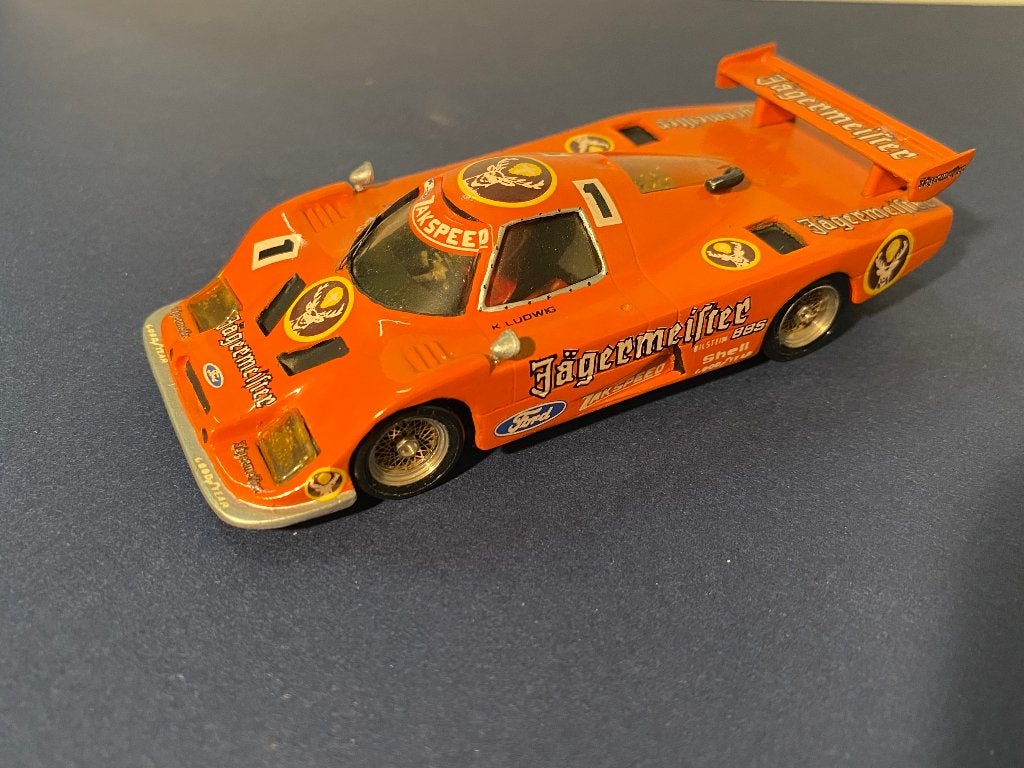 Ford C100 Jägermeister Mini Racing 1:43 Klaus Ludwig, Hobby en Vrije tijd, Modelauto's | 1:43, Ophalen of Verzenden, Auto, Overige merken