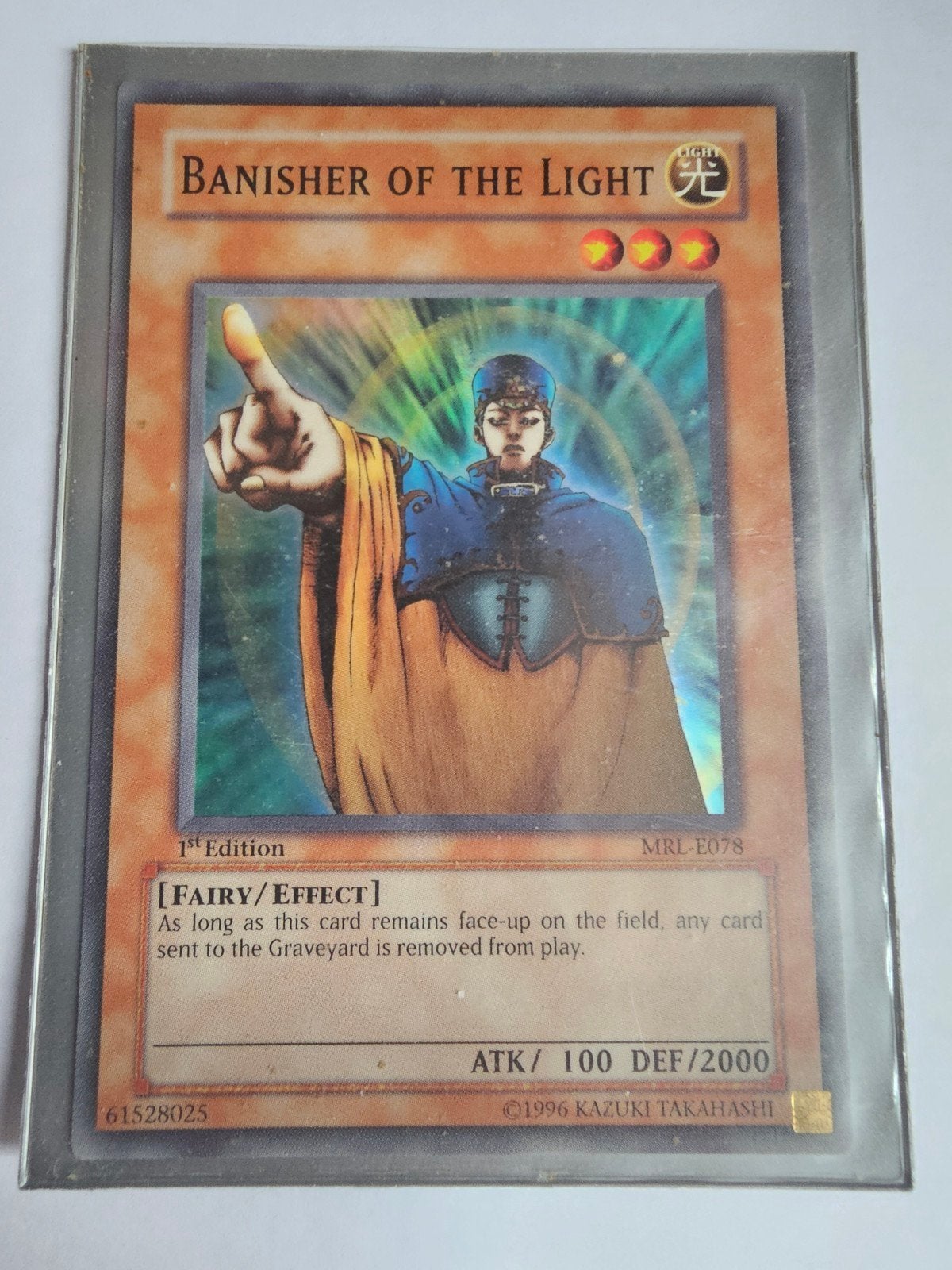 Yu-Gi-Oh! Banisher of the Light MRL-E078 1st Edition, Verzenden, Zo goed als nieuw, Losse kaart, Foil