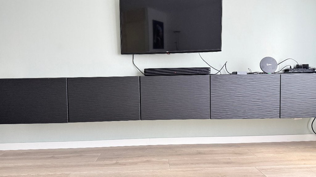 Tv meubel/dressoir met deuren BESTA, Ophalen, Zo goed als nieuw, 200 cm of meer, Minder dan 100 cm
