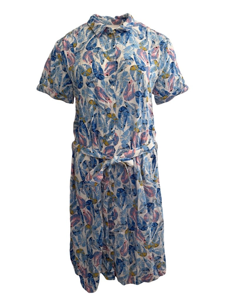 Fabienne Chapot jurk M, Kleding | Dames, Jurken, Zo goed als nieuw, Blauw, Onder de knie, Ophalen of Verzenden