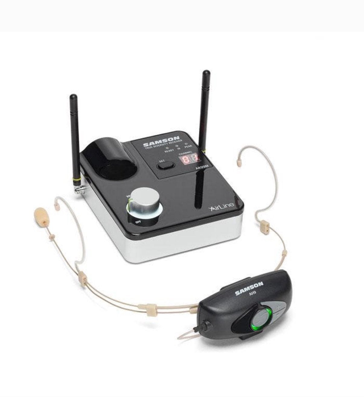 Samson AirLine 99m AH9 Headset -Micro UHF Draadloos systeem, Ophalen of Verzenden, Zo goed als nieuw, Zangmicrofoon, Draadloos