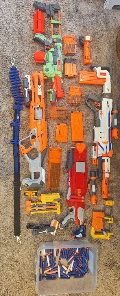 Nerf pakket, Ophalen of Verzenden, Gebruikt