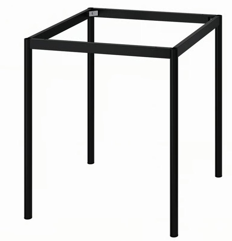 Black Square Tabletop Base, Ophalen, 50 tot 100 cm, Vierkant, 50 tot 100 cm