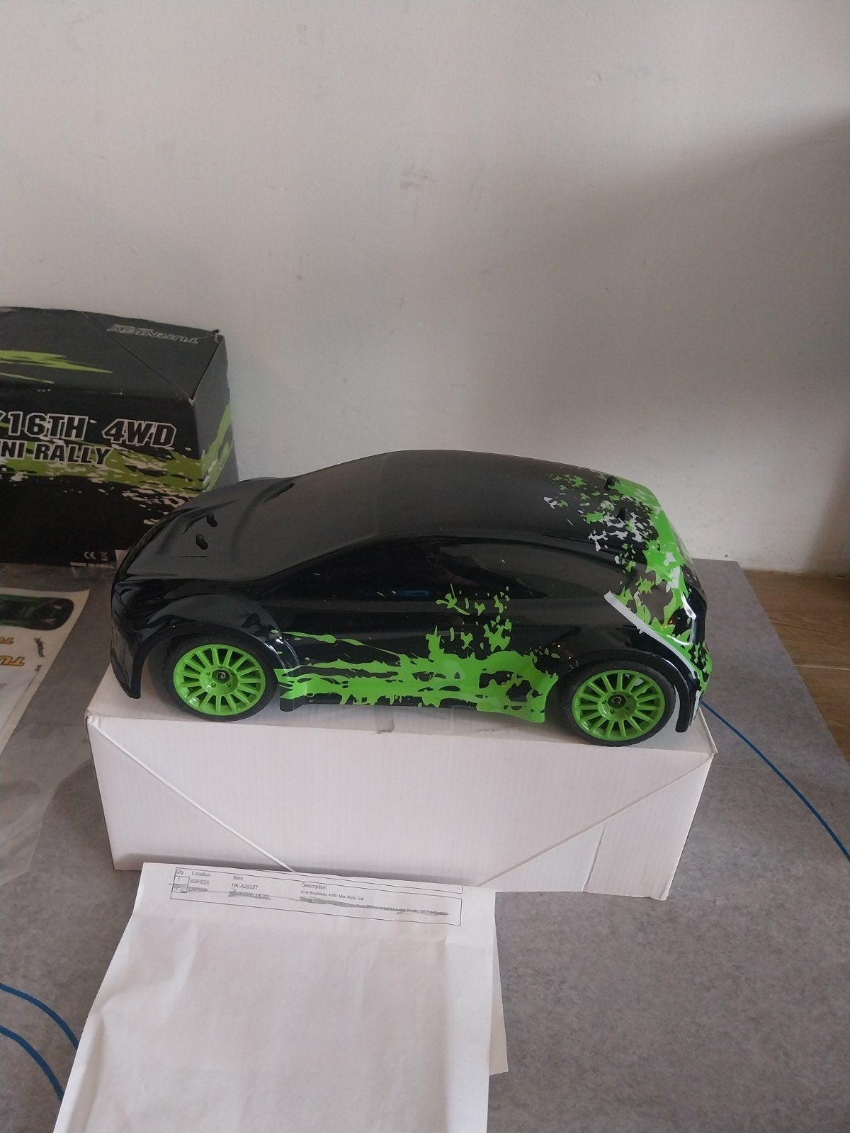 Turnigy 1/16 4WD Mini Rally RC Auto - Nieuw, Elektro, Ophalen of Verzenden, Zo goed als nieuw, Schaal 1:16
