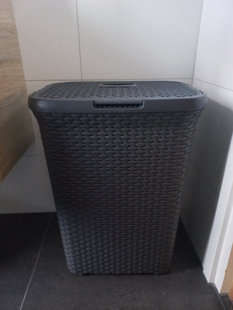 Wasmand curver, Ophalen of Verzenden, Gebruikt, Grijs, Overige typen
