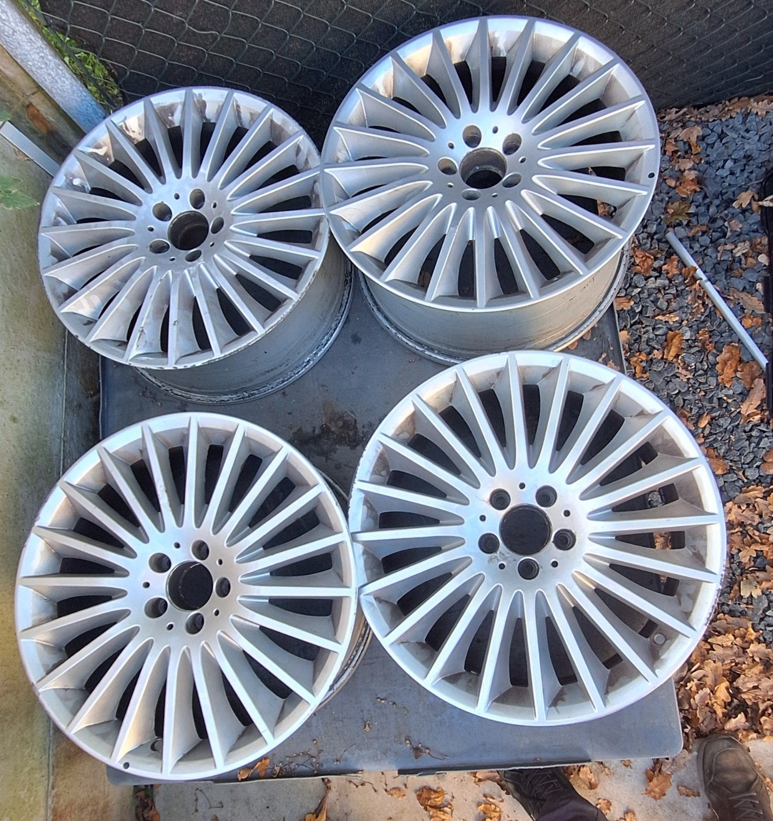 Mercedes-Benz Velgen 19 inch Breedset., Gebruikt, Velg(en), Zomerbanden, Ophalen