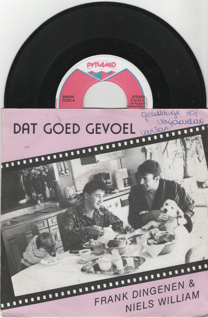 Frank Dingenen & Niels William – Dat Goed Gevoel, Gebruikt, 1990 - 1999, 7 inch, Ophalen of Verzenden