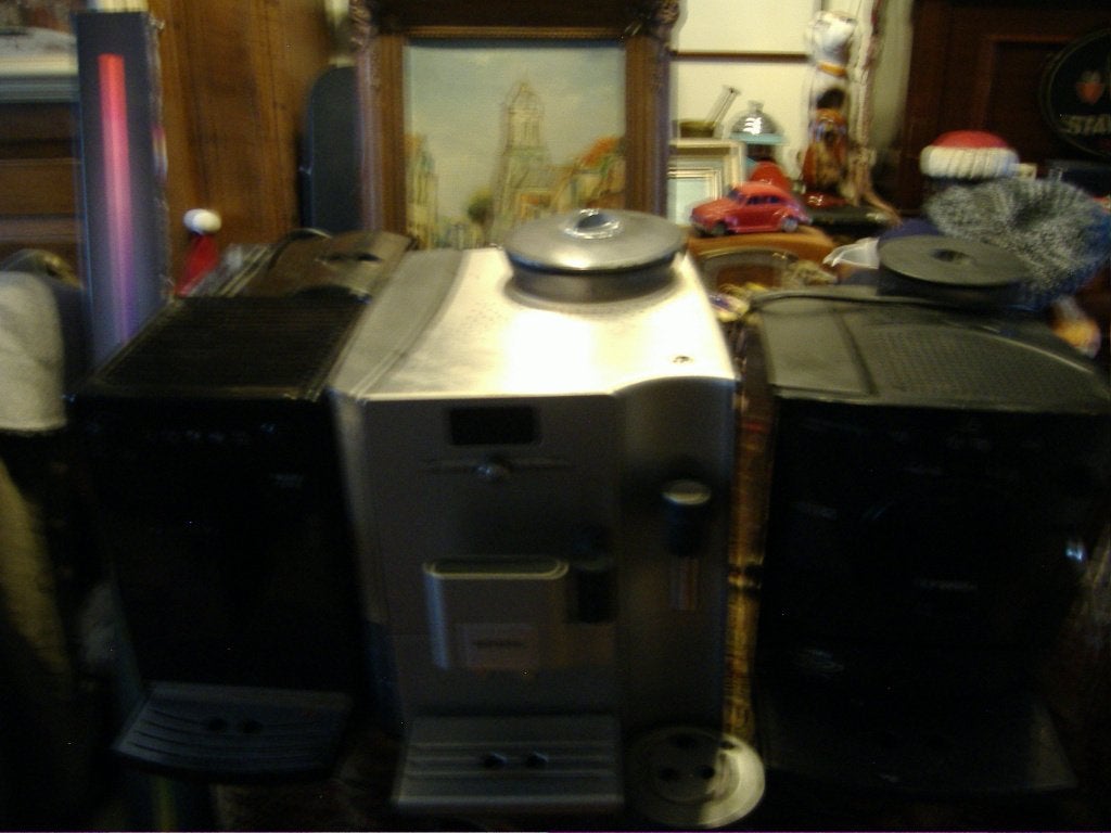 3 x koffie machines, Ophalen, 10 kopjes of meer, Koffiemachine, Koffiebonen