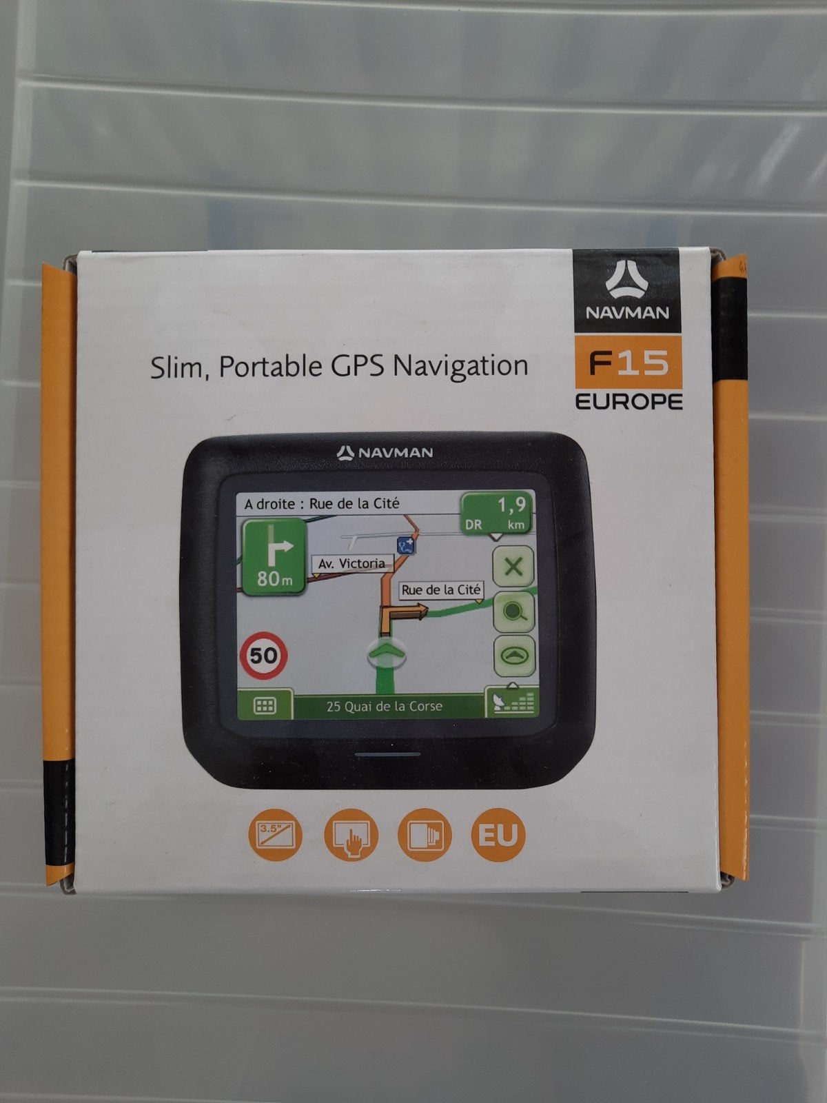 Nieuwe Navman F15 Slim Draagbare GPS Navigatie Europa, Ophalen of Verzenden, Nieuw