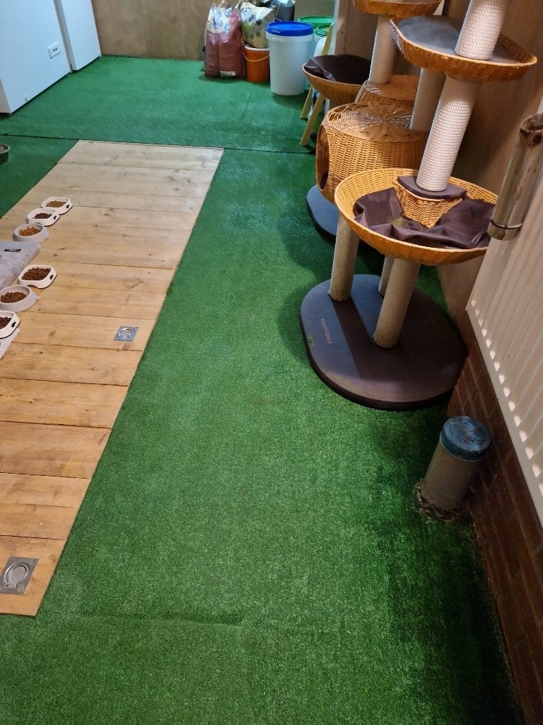 Vernieuwen (storten) betonvloer, Ophalen