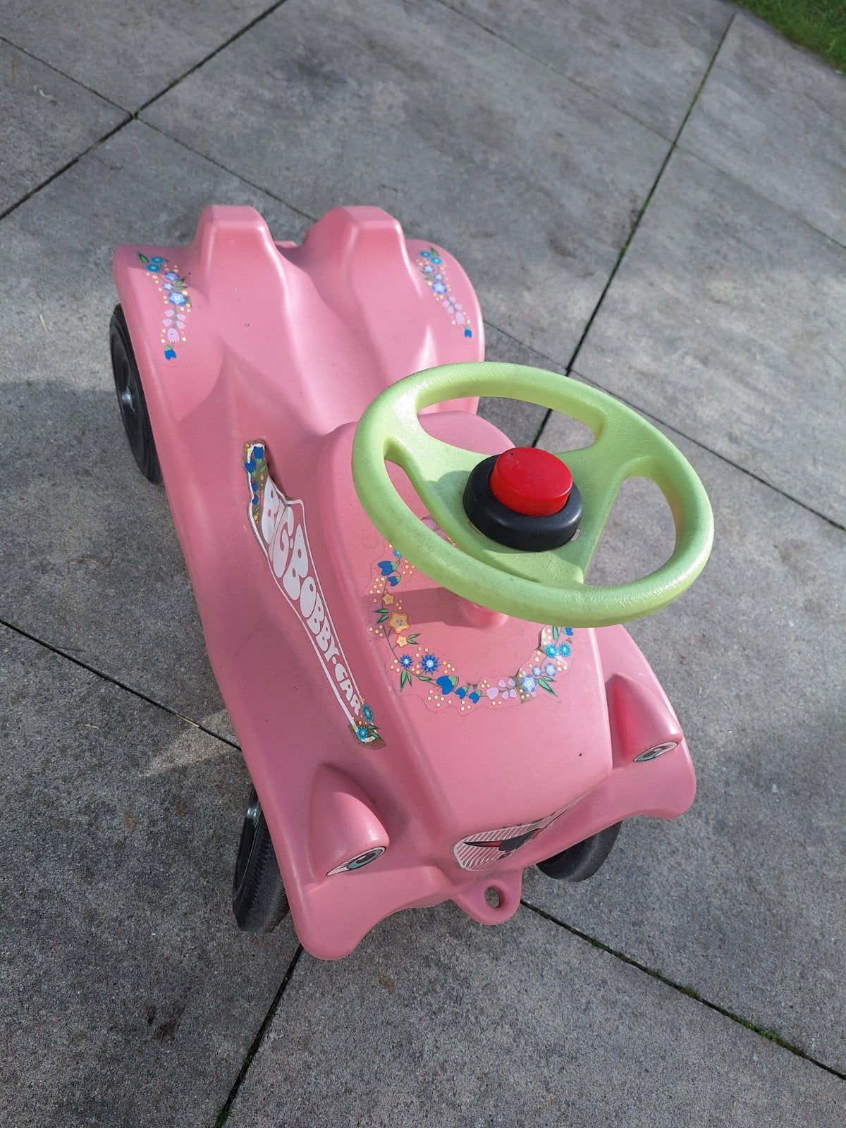 Roze BIG Bobby Car loopauto met toeter, Ophalen, Gebruikt, Loopvoertuig