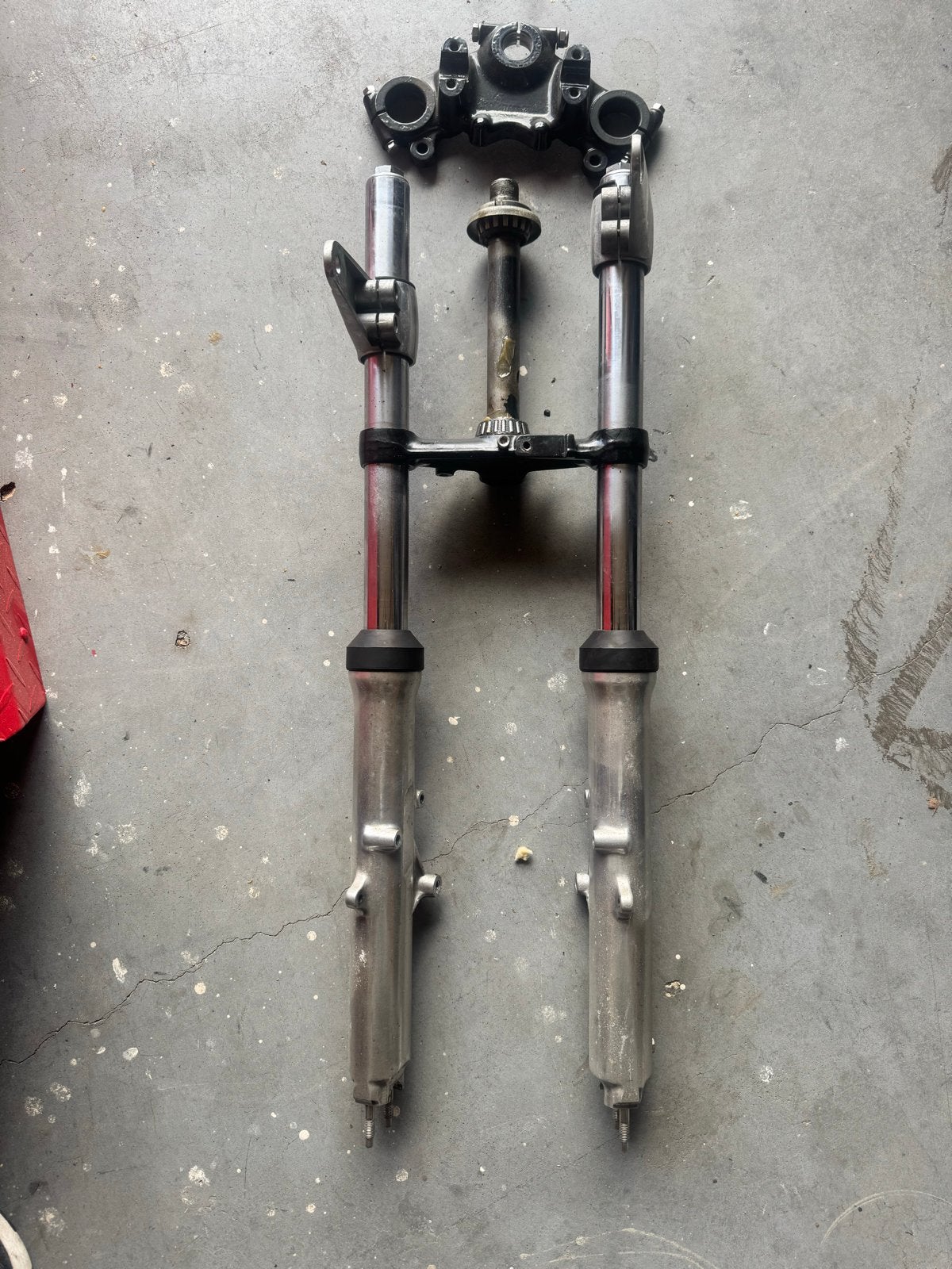 Voorvork Honda CB500 - Ingekort voor 18 inch wiel, Ophalen of Verzenden, Gebruikt