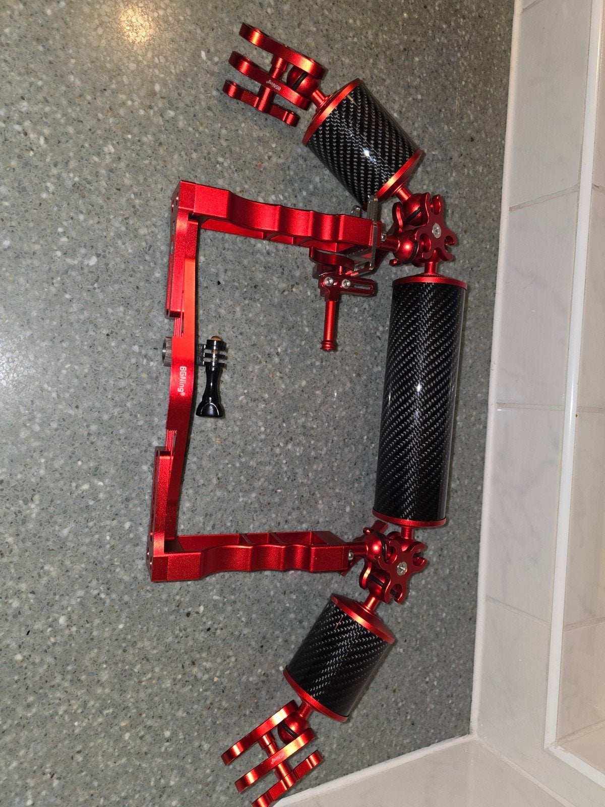 Camera rig/cage met belichting voor professionele fotografie, Audio, Tv en Foto, Overige merken, Camera rig/cage, Ophalen of Verzenden