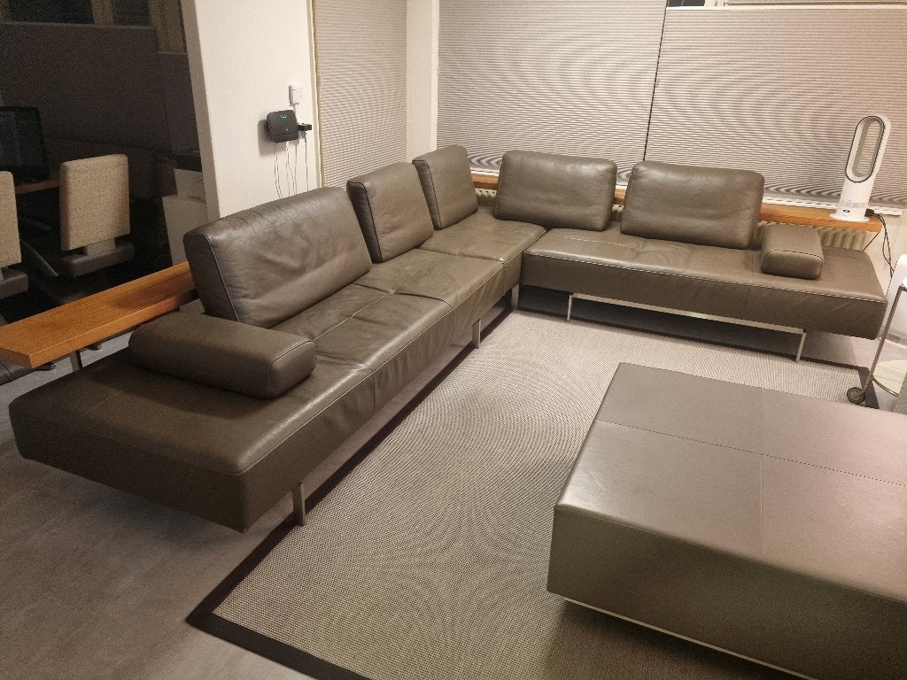 Leren Design Hoekbank ROLF BENZ Comfortabel en Stijlvol