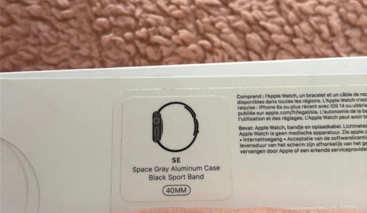 Apple Watch SE Space Grey 40mm - Scherm kapot, Ophalen, Gebruikt, Hartslag, IOS