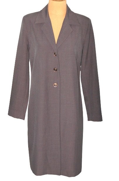 Made in Italy lange blazer, jasje, grijs, Mt. M, Kleding | Dames, Jasjes, Kostuums en Pakken, Maat 38/40 (M), Made in Italy, Verzenden