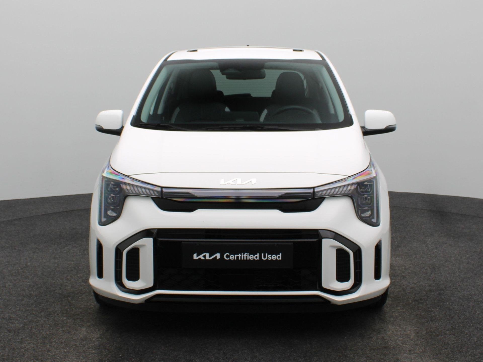 Kia Picanto 1.0 DPI GT-Line | Stoel en Stuur Verwarming | Fu, Auto's, 12 maanden, Euro 6, 4 stoelen, Wit