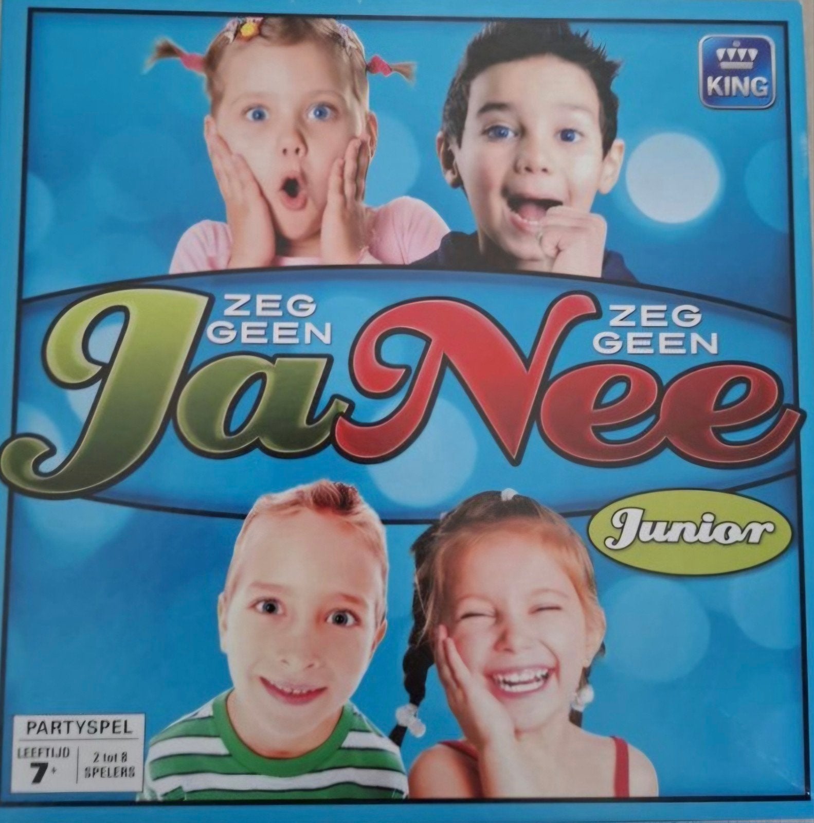 Zeg Geen Ja of Nee Junior - Het Knettergekke Kaartspel, Een of twee spelers, Ophalen, Gebruikt, KING