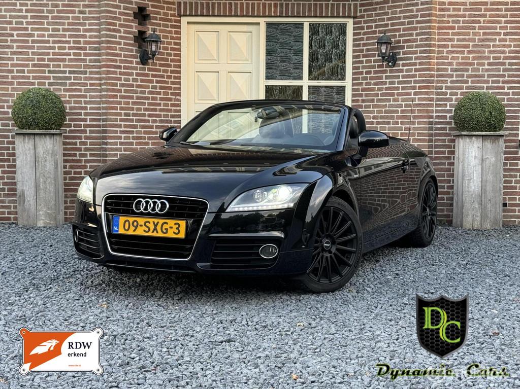 Audi TT Roadster 2.0 TFSI AUT S-Line *Leder *Stoelver *Navi, Auto's, Euro 5, TT, Gebruikt, Zwart