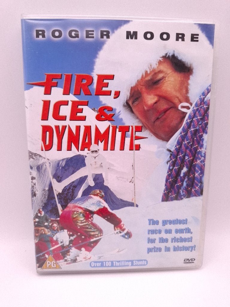 Roger Moore fire, ice & dynamite dvd, Vanaf 12 jaar, Ophalen of Verzenden, Zo goed als nieuw, Overige genres