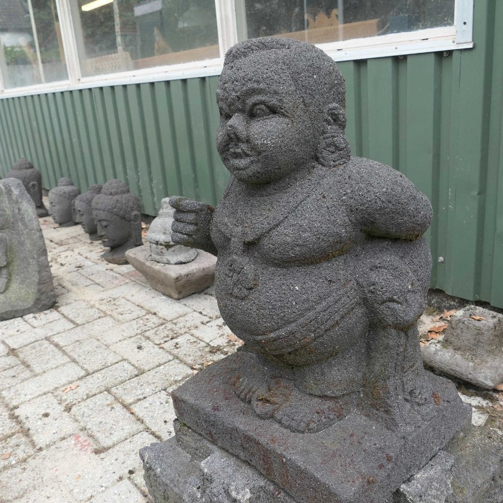 Stenen SEMAR SM6 lavasteen beeld Wayang Keris Java kuns, Ophalen