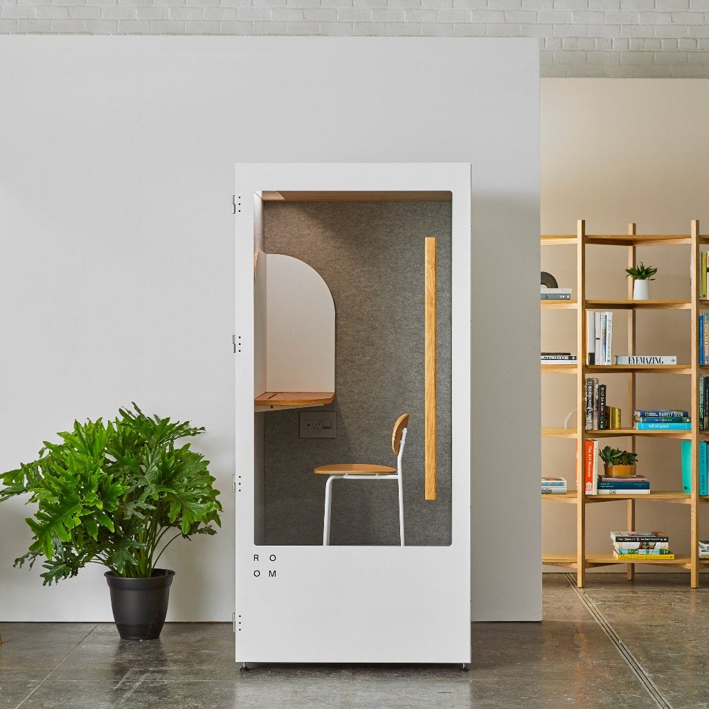 ROOM phonebooth SOLO (akoestische telefooncel) wit