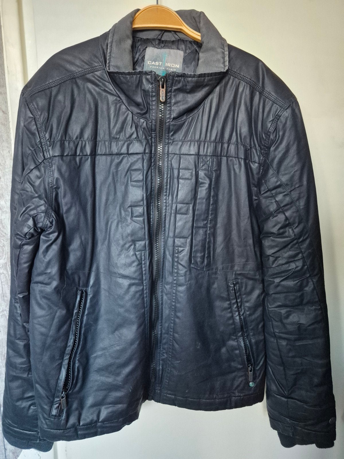 heren jas, Kleding | Heren, Blauw, Maat 56/58 (XL), Ophalen of Verzenden, Zo goed als nieuw