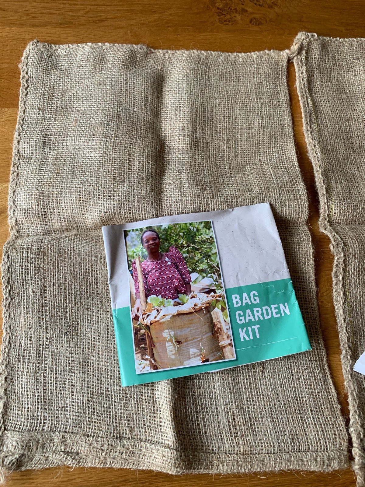 2 Jute plantenzak / Bag Garden Kit - Kweek je eigen groenten, Tuin en Terras, Overige materialen, Minder dan 60 cm, Nieuw, Ophalen of Verzenden