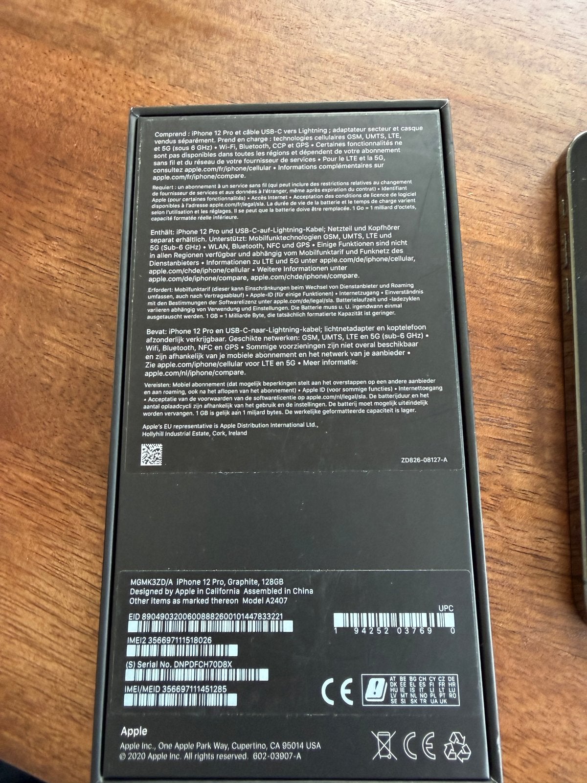 Foto 4 van iPhone 12 Pro 128GB Grafiet - Zo goed als nieuw